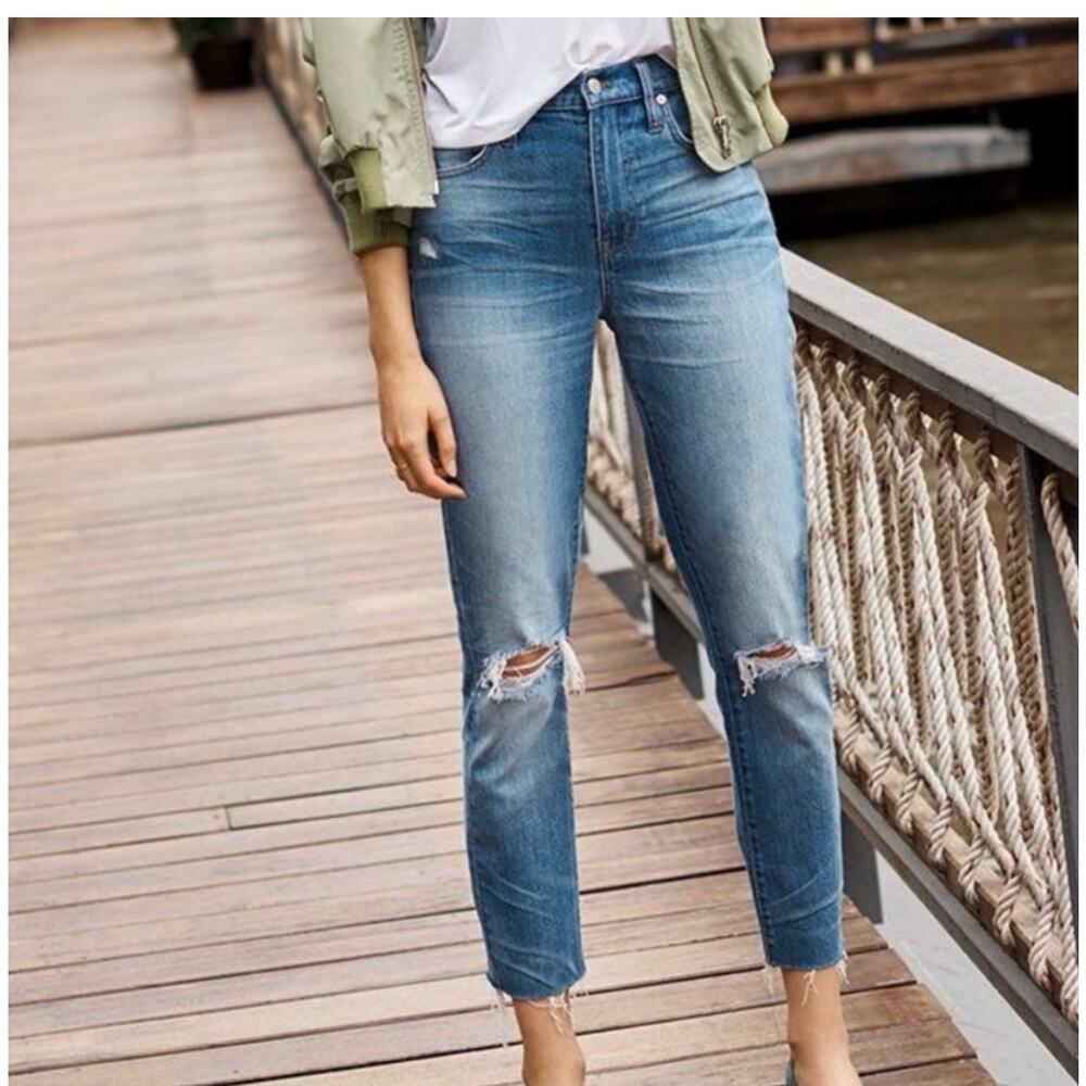 Madewell Hig-Rise Slim Boyjean